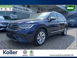 Blau Gebraucht 2022 VW Tiguan Allspace SUV | 30.970 € (Superpreis)