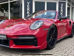 Rot Gebraucht 2021 Porsche 911 Turbo Cabriolet Cabrio | 179.000 € (Superpreis)
