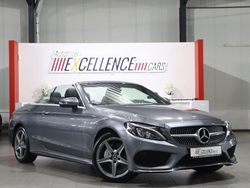 Grau Gebraucht 2017 Mercedes C180 AMG line Cabrio | 25.991 € (Fairer Preis)