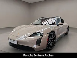 Beige Gebraucht 2022 Porsche Taycan 4S Sport Turismo Limousine | 75.400 € (Teuer)