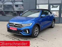 Blau Gebraucht 2024 VW T-Roc Cabriolet R-line Cabrio | 33.350 € (Guter Preis)