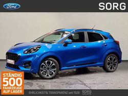Blau, desert island blue metallic Gebraucht 2024 Ford Puma ST-Line SUV | 24.990 € (Fairer Preis)