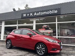 Rot Gebraucht 2018 Nissan Micra Acenta Kleinwagen | 10.450 € (Fairer Preis)