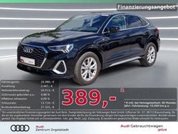 Mythosschwarz metallic Gebraucht 2021 Audi Q3 Sportback S-Line SUV | 26.980 € (Superpreis)
