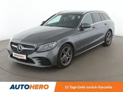 Grau Gebraucht 2018 Mercedes C300 AMG line Limousine | 27.790 € (Fairer Preis)