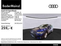 Blau Gebraucht 2022 Audi A3 Sportback Advanced Kleinwagen | 23.430 € (Fairer Preis)