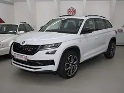 Weiß (moonweiss metallic) Gebraucht 2019 Skoda Kodiaq RS SUV | 37.900 € (Teuer)