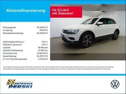 Pure white Gebraucht 2020 VW Tiguan Highline SUV | 28.900 € (Fairer Preis)