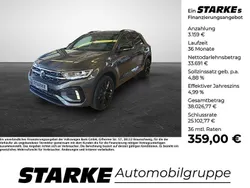 Grau (indiumgrau metallic) Neu 2025 VW T-Roc R-line SUV | 36.450 € (Superpreis)