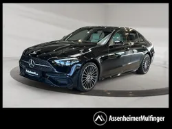 Schwarz Gebraucht 2024 Mercedes C300 AMG Limousine | 49.959 € (Fairer Preis)