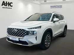 Weiss white cream / mic Gebraucht 2024 Hyundai Santa Fe Prime SUV | 42.400 € (Fairer Preis)