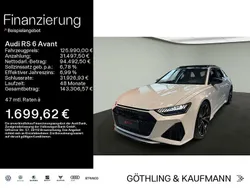 Gletscherweiß metallic Gebraucht 2024 Audi RS6 Comfort Kombi | 125.990 € (Teuer)