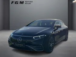 Obsidianschwarz metalliclack Gebraucht 2022 Mercedes EQS450+ AMG line Limousine | 52.299 €