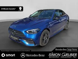 Lack spektralblau Gebraucht 2024 Mercedes C300e AMG Limousine | 48.900 € (Superpreis)