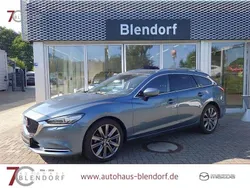 Saphirblau metallic Gebraucht 2020 Mazda 6 Sports-Line Kombi | 26.450 € (Fairer Preis)
