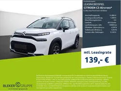 Weiss banquise Gebraucht 2023 Citroën C3 Aircross PureTech SUV | 14.880 € (Guter Preis)