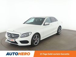 Weiß Gebraucht 2018 Mercedes C180 AMG line Limousine | 20.840 € (Etwas zu teuer)