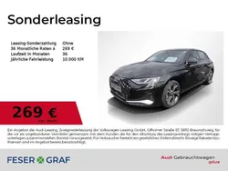 Mythosschwarz metallic Gebraucht 2024 Audi A3 Advanced Plus Limousine | 32.240 € (Fairer Preis)