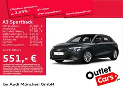 Manhattangrau metallic Gebraucht 2022 Audi A3 Limousine | 25.985 € (Fairer Preis)