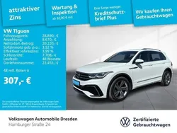 Pure white Gebraucht 2021 VW Tiguan R-line SUV | 28.890 € (Fairer Preis)