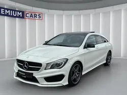 Weiß Gebraucht 2015 Mercedes CLA220 Shooting Brake AMG line Kombi | 17.990 € (Teuer)