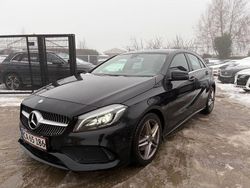 Schwarz Gebraucht 2017 Mercedes A200 AMG line Limousine | 10.300 € (Superpreis)
