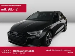 Schwarz Gebraucht 2024 Audi A3 Sportback S-Line Limousine | 37.330 € (Guter Preis)