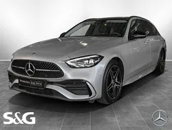 Metalliclack hightechsilber Gebraucht 2024 Mercedes C220 AMG Kombi | 43.900 € (Etwas zu teuer)