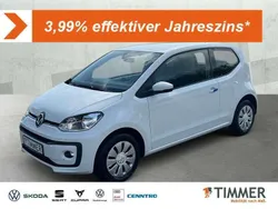 Weiß Gebraucht 2021 VW up! move up! Kleinwagen | 11.750 € (Fairer Preis)