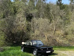 Schwarz Gebraucht 1988 VW Golf Cabriolet Karmann Cabrio | 10.000 €