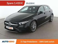 Nachtschwarz Gebraucht 2021 Mercedes A180 AMG line Limousine | 23.430 € (Guter Preis)