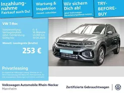 Indiumgrau metallic Gebraucht 2024 VW T-Roc R-line SUV | 29.999 € (Guter Preis)