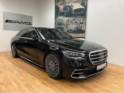 Obsidianschwarz metalliclack Gebraucht 2024 Mercedes S580 AMG line Limousine | 94.962 € (Superpreis)