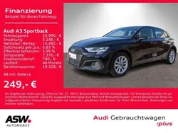 Schwarz Gebraucht 2022 Audi A3 Sportback Sport Limousine | 20.990 € (Superpreis)