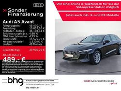 Mythosschwarz metallic Gebraucht 2025 Audi A5 Sport Coupé | 43.430 € (Guter Preis)