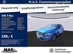 Blau Gebraucht 2021 VW T-Roc Sportline SUV | 20.279 € (Fairer Preis)