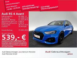 Turboblau Gebraucht 2022 Audi RS4 Sport Kombi | 66.484 € (Guter Preis)