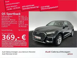 Mythosschwarz metallic Gebraucht 2023 Audi Q5 Sportback S-Line SUV | 49.361 € (Fairer Preis)