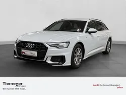 Gletscherweiß metallic Gebraucht 2024 Audi A6 S-Line Kombi | 49.820 €