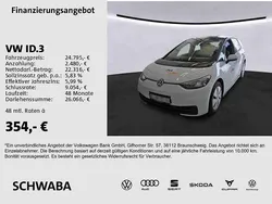 Gletscherweiß metallic Gebraucht 2023 VW ID.3 Pro Performance Kleinwagen | 24.795 € (Guter Preis)