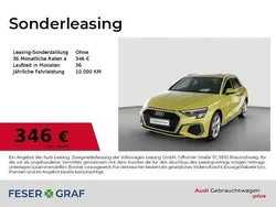 Pythongelb metallic Gebraucht 2024 Audi A3 Sportback e-tron S-Line Limousine | 37.958 € (Teuer)