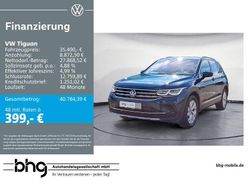 Nightshade blue metallic Gebraucht 2023 VW Tiguan Elegance SUV | 35.490 € (Fairer Preis)
