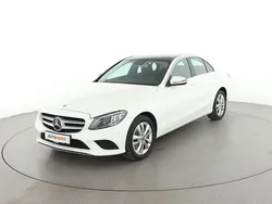 Weiß Gebraucht 2019 Mercedes C400 Avantgarde Limousine | 31.580 € (Fairer Preis)