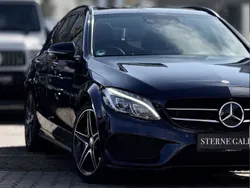 Blau Gebraucht 2016 Mercedes C250 AMG line Limousine | 19.900 € (Fairer Preis)