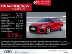 Rot Gebraucht 2022 Audi A3 Sportback S-Line Limousine | 27.950 € (Superpreis)