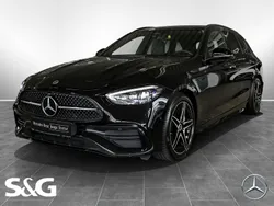 Metalliclack obsidianschwarz Gebraucht 2024 Mercedes C300 AMG Kombi | 47.480 € (Fairer Preis)