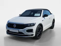 Pure white schwarz Gebraucht 2021 VW T-Roc Cabriolet R-line Cabrio | 24.649 € (Fairer Preis)
