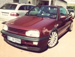 Rot Gebraucht 1996 VW Golf Cabriolet Cabrio | 2.200 € (Fairer Preis)
