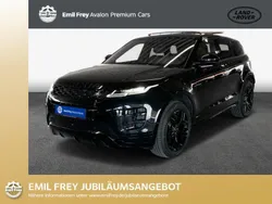 Santorini black metallic Gebraucht 2021 Land Rover Range Rover evoque R-Dynamic SUV | 43.890 € (Teuer)