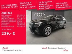 Mythosschwarz metallic Gebraucht 2023 Audi Q4 e-tron Advanced SUV | 27.950 € (Guter Preis)
